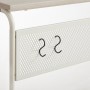 Odkládací stolek 55x32cm, mdf, bělený dub, AKF-E1012 CRM