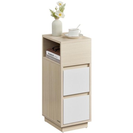 Odkládací stolek 25x30cm, mdf, bělený dub, ANT-E1065 BUK