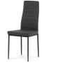 Jídelní set s 4 židlemi, 130x70x76cm, keramika, mramor, ASE-1004 BK2