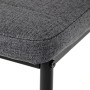 Jídelní set s 4 židlemi, 130x70x76cm, keramika, mramor, ASE-1004 GREY2