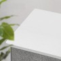Komoda 80x30x82cm, kov, šedá, AUK-E1024 GREY