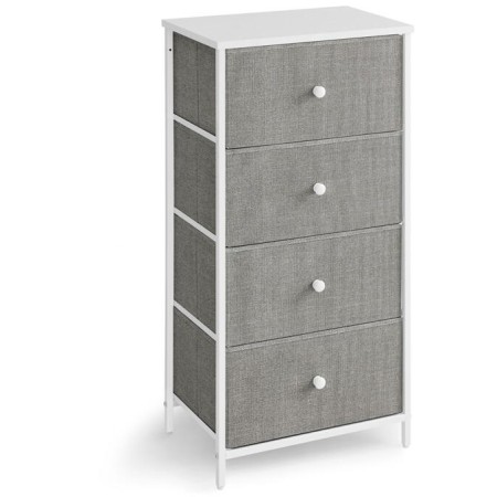 Komoda 45x30x92cm, mdf, šedá, AUK-E1031 GREY