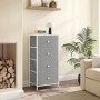 Komoda 45x30x92cm, mdf, šedá, AUK-E1031 GREY