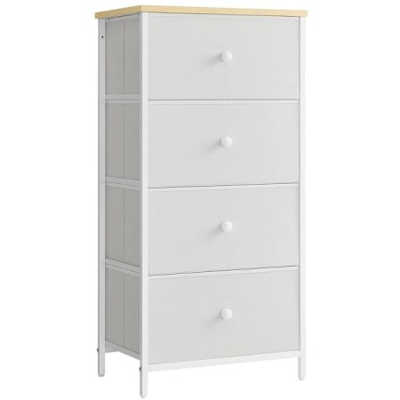 Komoda 45x30x92cm, mdf, bílá, AUK-E1031 WT