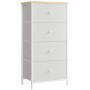 Komoda 45x30x92cm, mdf, bílá, AUK-E1031 WT