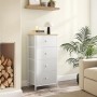 Komoda 45x30x92cm, mdf, bílá, AUK-E1031 WT