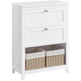 Koupelnová skříňka 60x30x80cm, mdf, bílá, AUK-E1054 WT