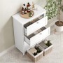 Koupelnová skříňka 60x30x80cm, mdf, bílá, AUK-E1054 WT