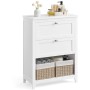 Koupelnová skříňka 60x30x80cm, mdf, bílá, AUK-E1054 WT