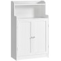 Koupelnová skříňka 60x30x100cm, mdf, bílá, AUK-E1177 WT