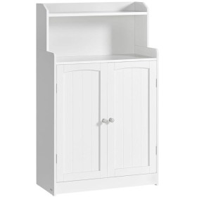 Koupelnová skříňka 60x30x100cm, mdf, bílá, AUK-E1177 WT
