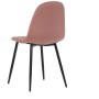Jídelní židle, růžová, sametová látka, CT-971 PINK4
