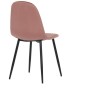 Jídelní židle, růžová, sametová látka, CT-971 PINK4