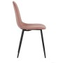 Jídelní židle, růžová, sametová látka, CT-971 PINK4