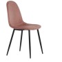 Jídelní židle, růžová, sametová látka, CT-971 PINK4