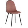 Jídelní židle, růžová, sametová látka, CT-971 PINK4