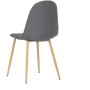 Jídelní židle, šedá CT-972 GREY2