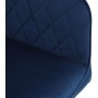 Jídelní židle, modrá, sametová látka, DCH-215 BLUE4