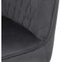 Jídelní židle, šedá, sametová látka, DCH-215 GREY4