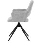 Jídelní židle, šedá, látka, DCH-D1320 GREY2
