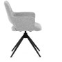 Jídelní židle, šedá, látka, DCH-D1320 GREY2
