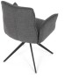 Jídelní židle, šedá, látka, DCH-D1328 GREY2