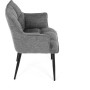 Jídelní židle, šedá, látka, DCH-J2139 GREY2