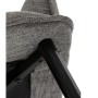 Jídelní židle, šedá, látka, DCH-J2139 GREY2