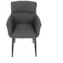Jídelní židle, šedá, látka, DCH-J2159 GREY2