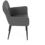 Jídelní židle, šedá, látka, DCH-J2159 GREY2