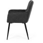 Jídelní židle, šedá, látka, DCH-P3146 GREY2
