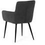 Jídelní židle, šedá, látka, DCH-P3146 GREY2