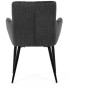 Jídelní židle, šedá, látka, DCH-P3146 GREY2