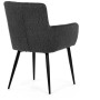 Jídelní židle, šedá, látka, DCH-P3146 GREY2