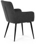 Jídelní židle, šedá, látka, DCH-P3146 GREY2