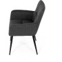 Jídelní židle, šedá, látka, DCH-P3146 GREY2