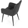 Jídelní židle, šedá, látka, DCH-P3146 GREY2