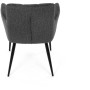 Jídelní židle, šedá, látka, DCH-P3146 GREY2