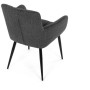 Jídelní židle, šedá, látka, DCH-P3146 GREY2
