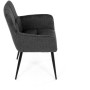 Jídelní židle, šedá, látka, DCH-P3146 GREY2