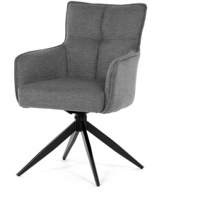 Jídelní židle, šedá, látka, DCH-P3170 GREY2