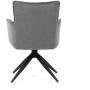 Jídelní židle, šedá, látka, DCH-P3170 GREY2