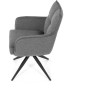 Jídelní židle, šedá, látka, DCH-P3170 GREY2