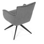Jídelní židle, šedá, látka, DCH-P3170 GREY2