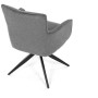 Jídelní židle, šedá, látka, DCH-P3170 GREY2