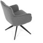 Jídelní židle, šedá, látka, DCH-P3170 GREY2