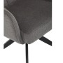 Jídelní židle, šedá, látka, DCH-P3170 GREY2