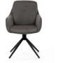 Jídelní židle, šedá, látka, DCH-P3174 GREY2