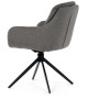Jídelní židle, šedá, látka, DCH-P3174 GREY2