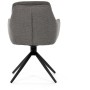 Jídelní židle, šedá, látka, DCH-P3174 GREY2